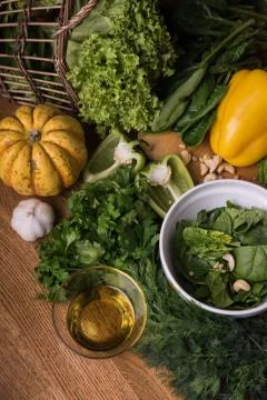 Vegetables on the table Stock Photos
