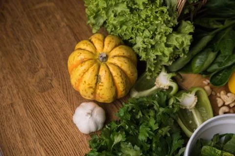 Vegetables on the table Stock Photos