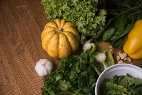Vegetables on the table Stock Photos