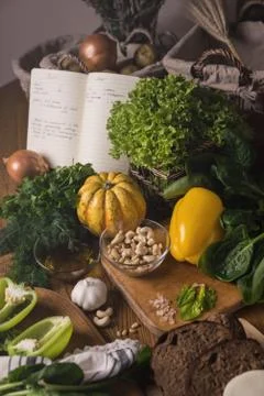 Vegetables on the table Stock Photos