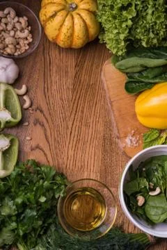 Vegetables on the table Stock Photos