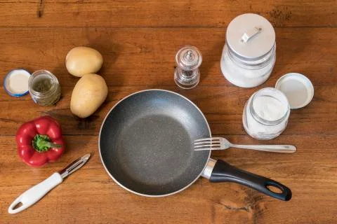Vegetables on the table Foto stock