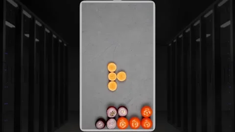 Vegetables Tetris | After Effects Stock After Effects