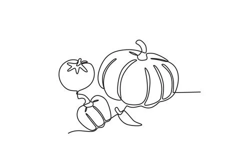 Vegetables for vegan consumption Stock Illustration
