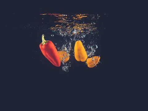 Vegetables in Water 写真素材