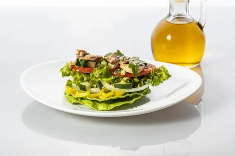 Vegetables on white background Stock-Fotos