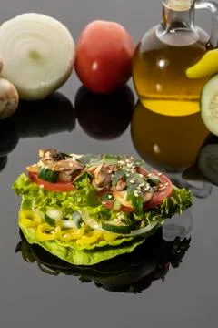 Vegetables on white background Stock Photos