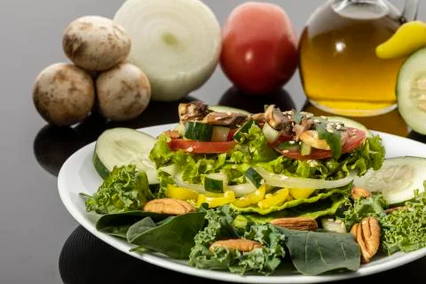 Vegetables on white background Foto stock