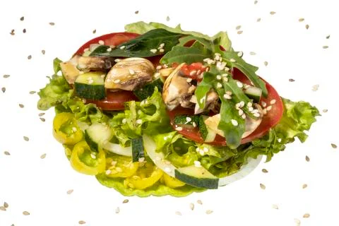 Vegetables on white background Foto stock