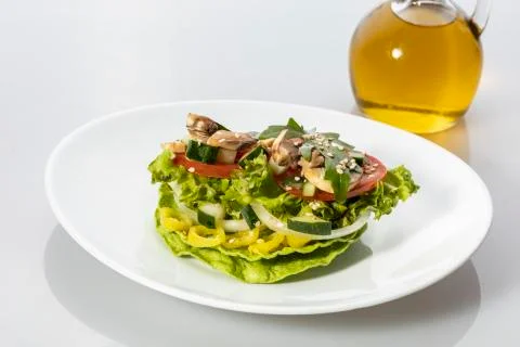 Vegetables on white background Stock Photos