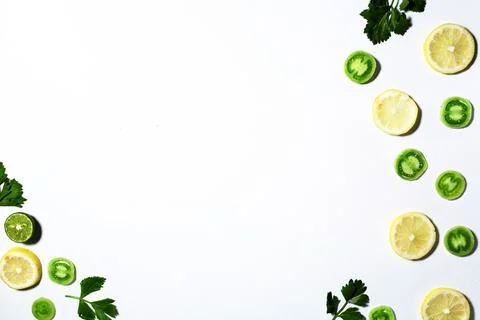 Vegetables with a white background Stock Photos