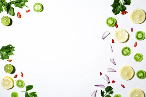 Vegetables with a white background Stock Photos