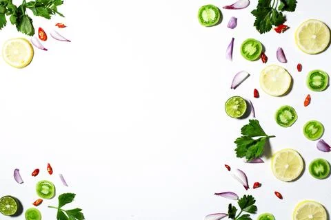 Vegetables with a white background Stock Photos
