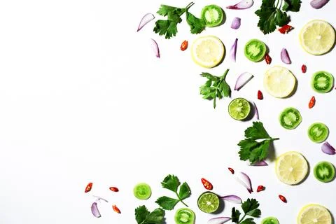 Vegetables with a white background Stock Photos