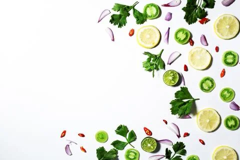 Vegetables with a white background Stock Photos