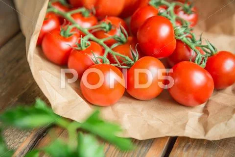 Vegetables on wood background Stock Photos