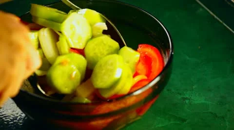 Vegetables on a wooden Stockbeeldmateriaal 12053696