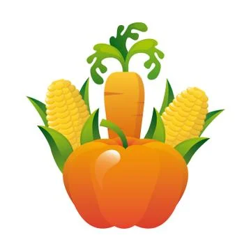 Vegetal graphic design , vector illustration Stock Illustration