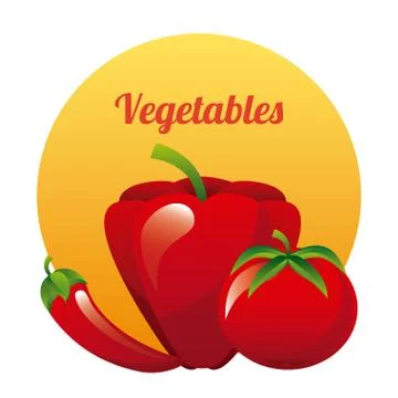 Vegetal graphic design , vector illustration Stock Illustration
