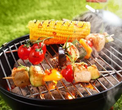 Vegetarian bbq Stock Photos