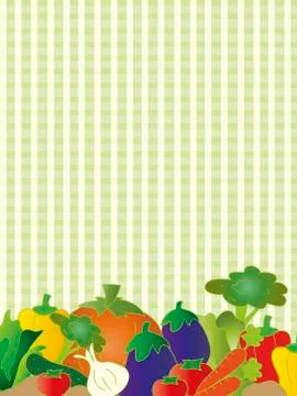 Vegetarian card Stock Illustration
