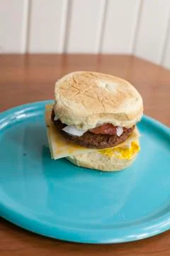 Vegetarian Cheeseburger Stock Photos