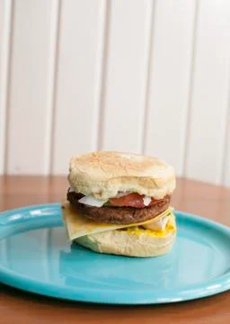 Vegetarian Cheeseburger Stock Photos