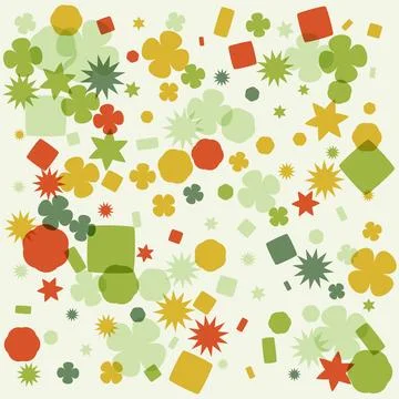 Vegetarian Concept Frames, Borders, Vector Geometric Background-01 Stock Illustration