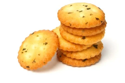 Vegetarian crackers Stock Photos