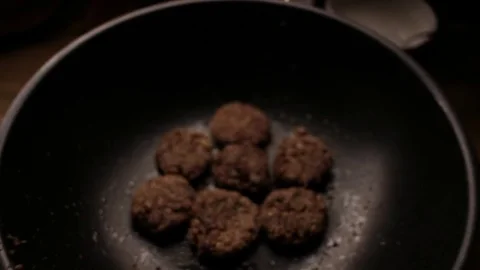 Vegetarian Cutlets Stock Footage 74075987