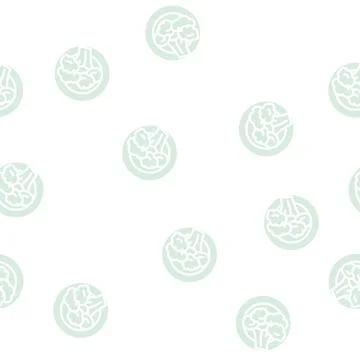 Vegetarian diet glyph vector seamless pattern black Stock Illustration