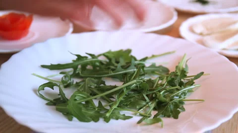 A vegetarian dish Stock Footage 7038027