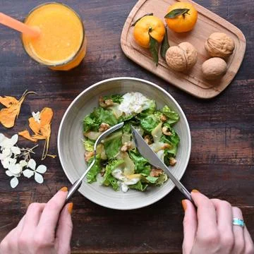 Vegetarian dish Foto stock