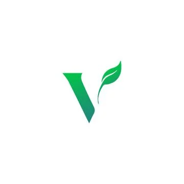 Vegetarian logotype Stock Illustration