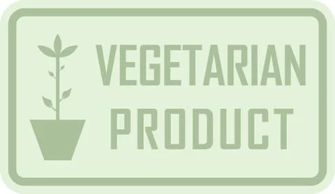 Vegetarian product Stock Illustration