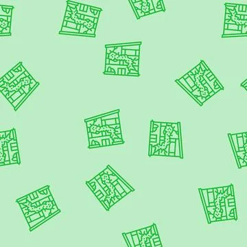 Vegetated fa Stock Illustration