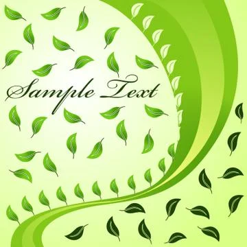 Vegetative abstract background Stock Illustration