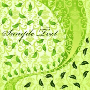 Vegetative abstract background modern Stock Illustration