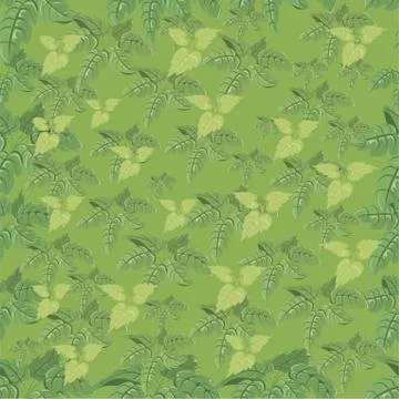 Vegetative seamless pattern. Stock Illustration