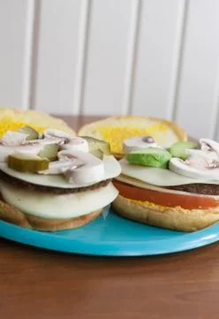 Veggie Burger Stock Photos