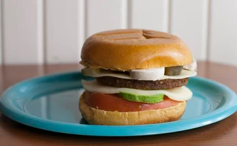Veggie Burger Stock Photos