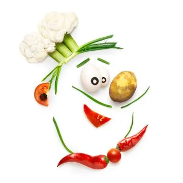 Veggie chef. Stock Photos