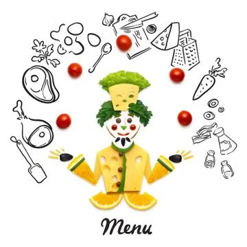 Veggie chef. Stock Photos