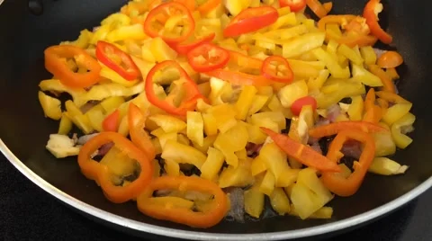 Veggie Fry Video stock 42683352