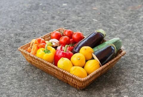 Veggie medley for culinary creativity Stock Photos