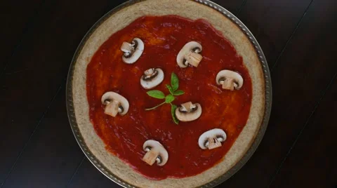 Veggie Pizza time lapse Stock Footage 52974719
