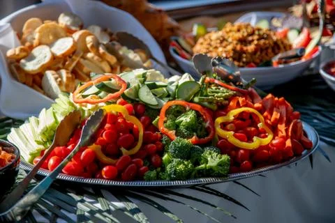 VEGGIE PLATTER Stock Photos