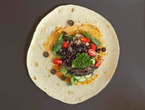 Veggie Wrap Stock Photos