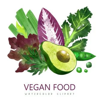 Veggies. Hand drawn vector illustration. Stock Illustration