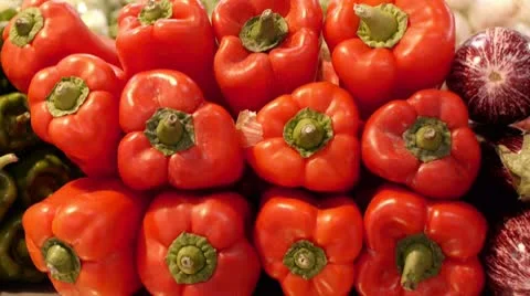 Veggies Market 2 Stock Footage 8855240